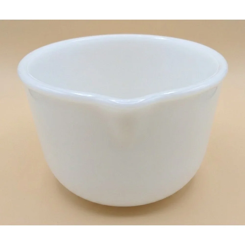 Vintage Glasbake Mixing Bowl Made for Sunbeam, Milk Glass, 20CJ, 6.5